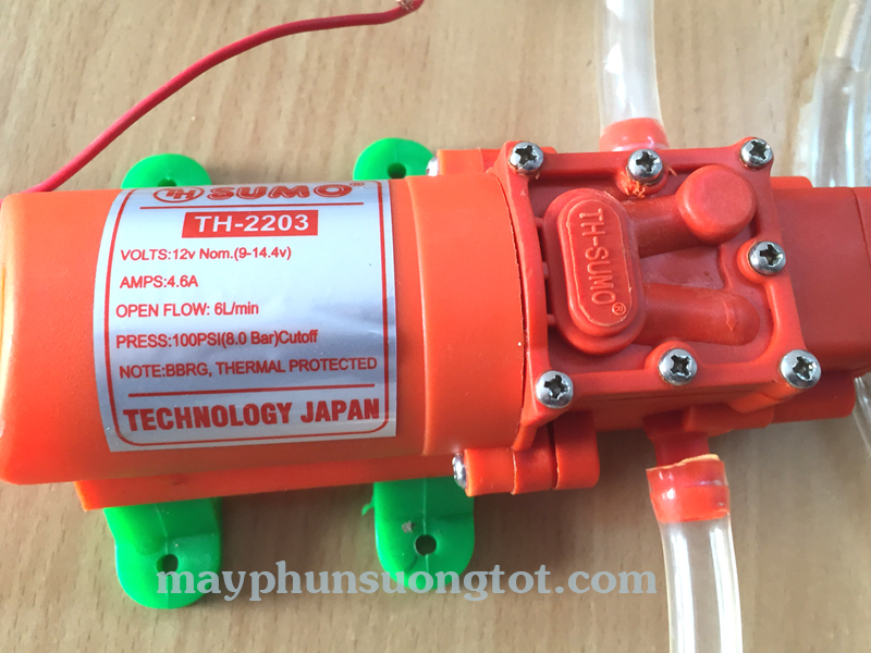 chi tiet may bom phun suong mini 12v -2 Chi tiết máy bơm phun sương mini 12v -2