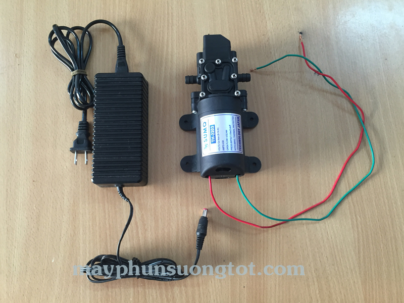 chi tiet may bom phun suong ap luc mini 12V Chi tiết máy bơm phun sương áp lực mini 12V